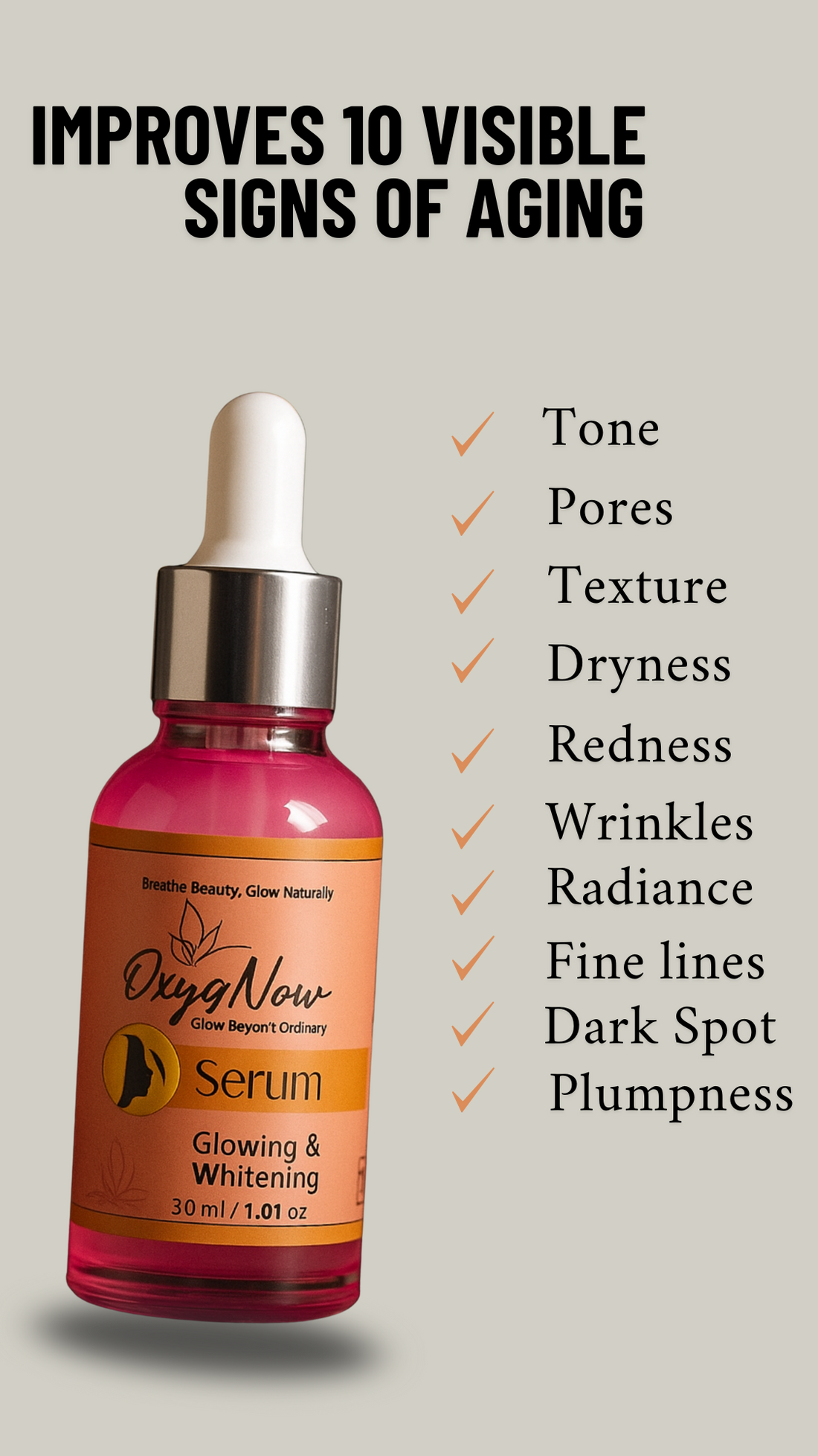 OxygNow - Glowing & Whitening Serum | 30ml