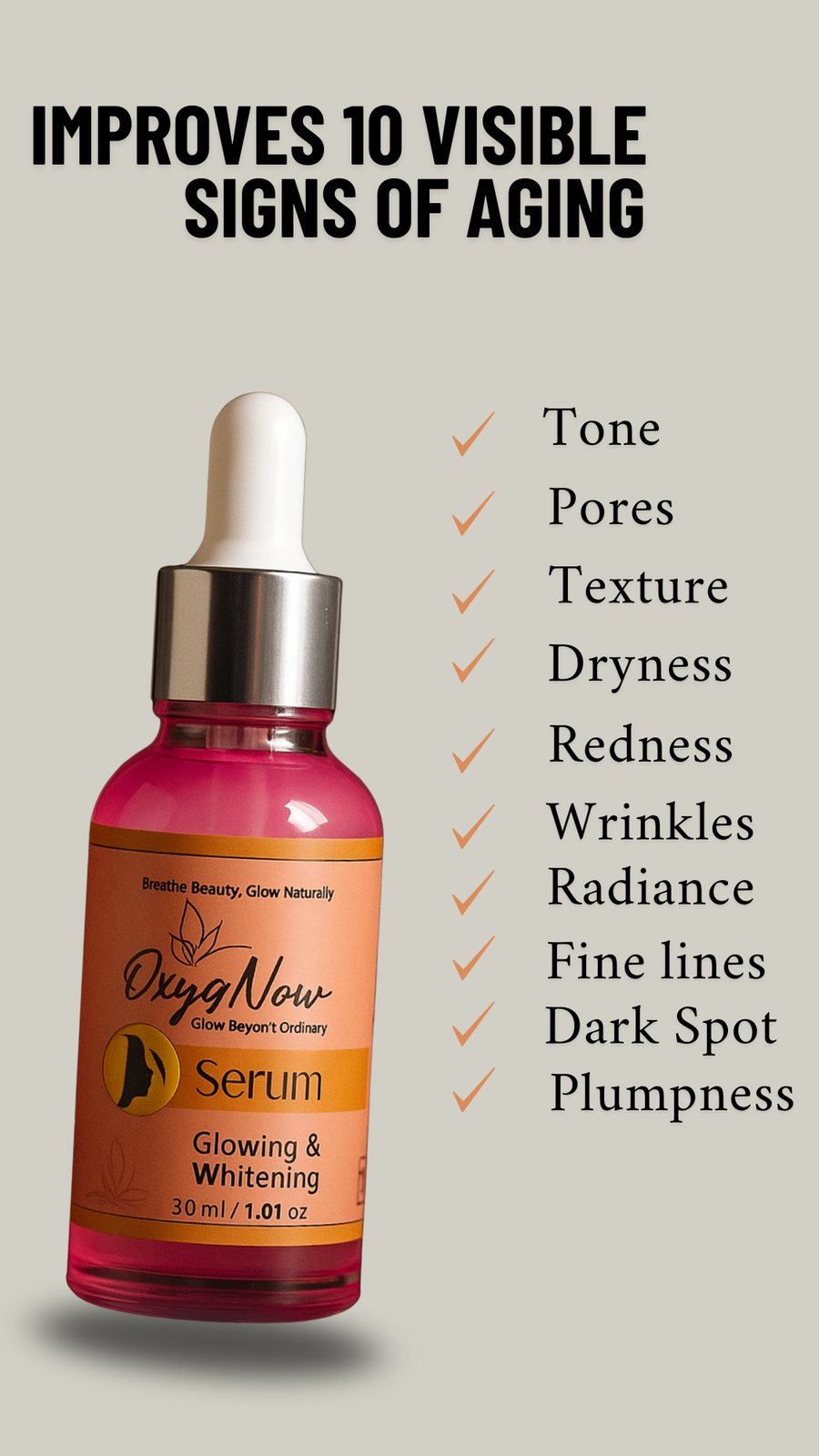 OxygNow - Glowing & Whitening Serum | 30ml