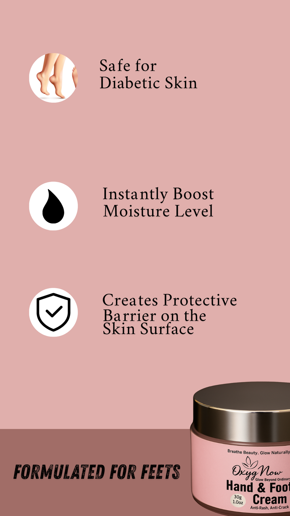 OxygNow - Intense Repair Hand & Foot Cream | 30g