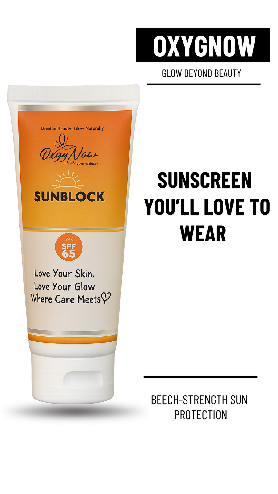 OxygNow - SPF 65 Sunblock |50ml
