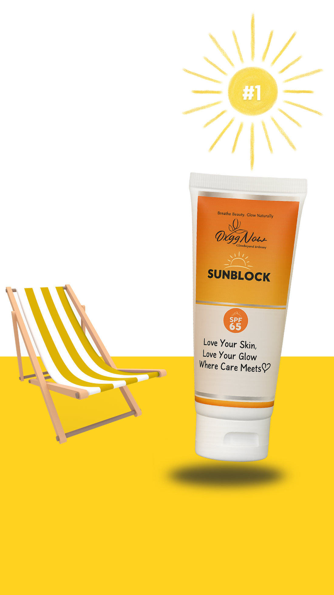 OxygNow - SPF 65 Sunblock |50ml