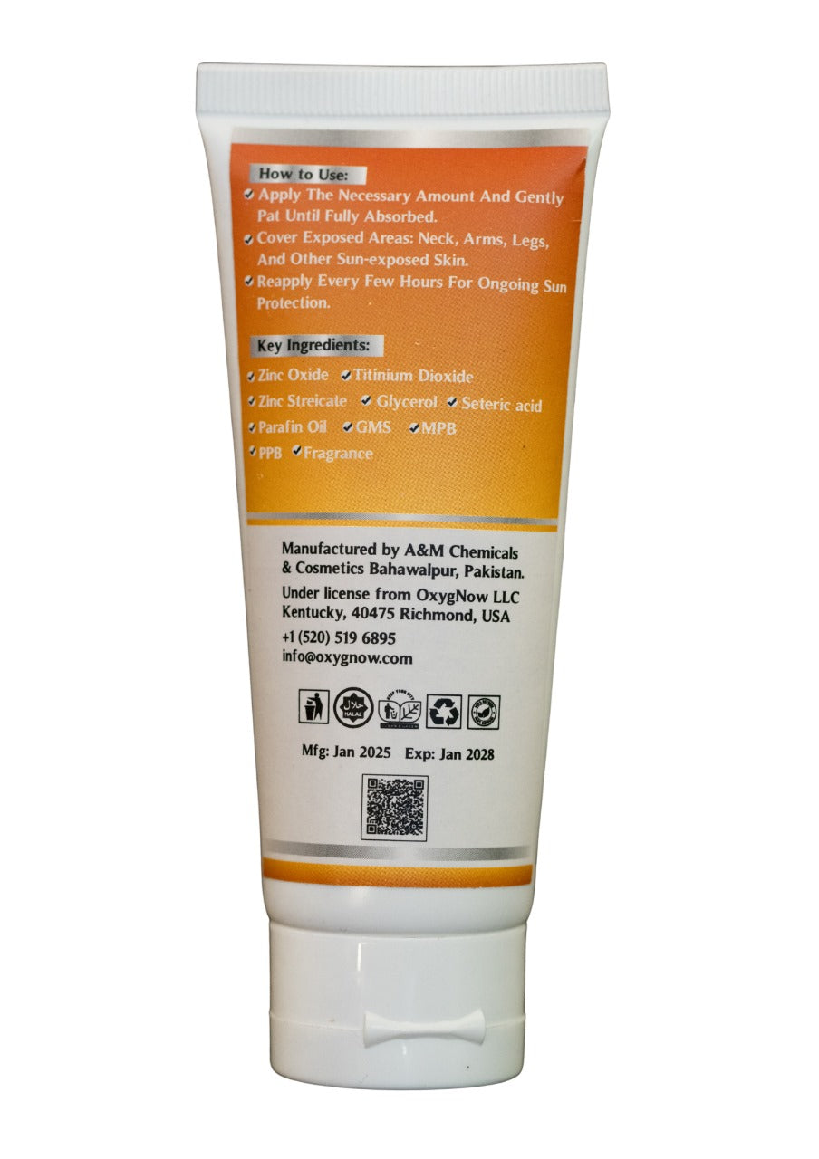OxygNow - SPF 65 Sunblock |50ml